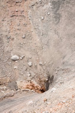 Volkanik kayalar - Etna Dağı Sicilya