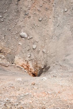 Volkanik kayalar - Etna Dağı Sicilya