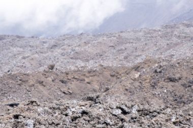 Volkanik kayalar - Etna Dağı Sicilya