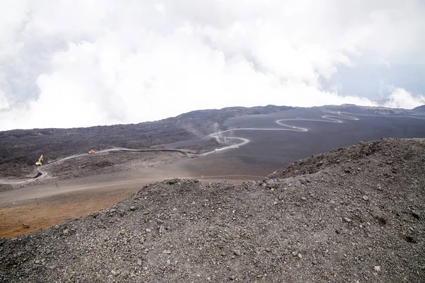 Etna Vulcano - Sicilien Italien - Stock-foto