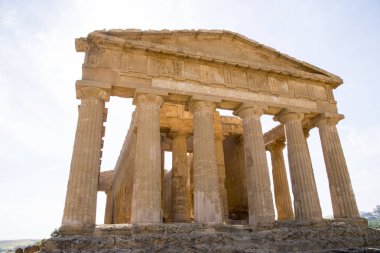 Agrigento'da Concord Tapınağı kalıntıları