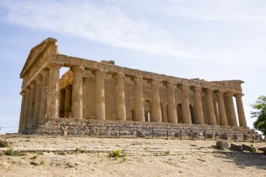 Agrigento'da Concord Tapınağı kalıntıları