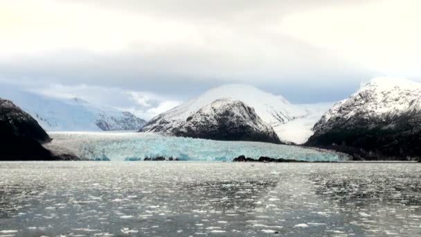 Χιλή - Αμαλία παγετώνα τοπίο — Αρχείο Βίντεο