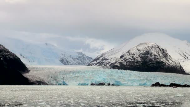 Chile - Amália Glaciar Paisagem — Vídeo de Stock