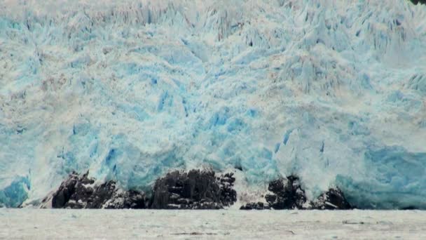 Chile - amalia glaciären landskap — Stockvideo