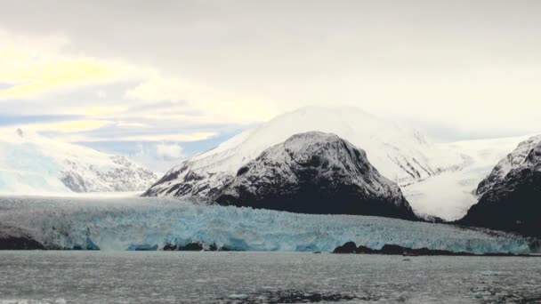 Chile - Paisaje glaciar de Amalia — Vídeos de Stock