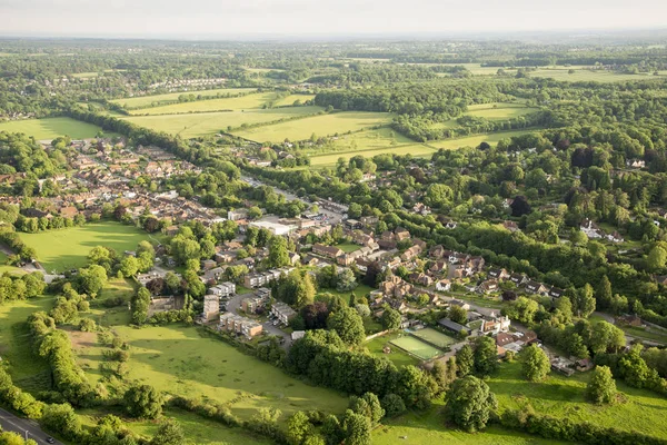 Buckinghamshire manzara havadan görünümü