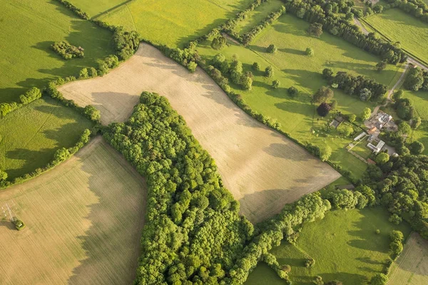 Buckinghamshire manzara havadan görünümü