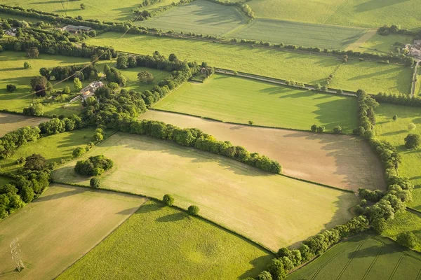 Flygfoto över Buckinghamshire landskap — Stockfoto