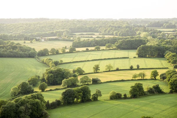 Vista aérea da paisagem de Buckinghamshire — Fotografia de Stock