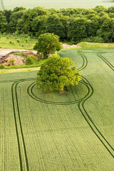 Buckinghamshire manzara havadan görünümü — Stok fotoğraf