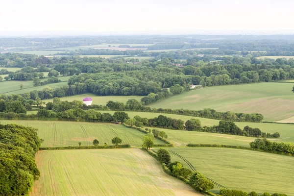Vista aérea da paisagem de Buckinghamshire — Fotografia de Stock