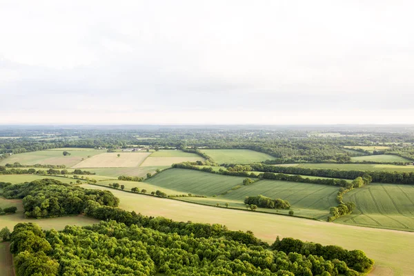 Letecký pohled na krajinu Buckinghamshire — Stock fotografie