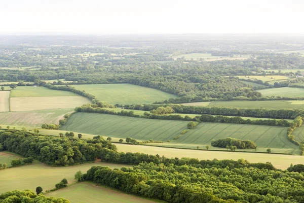 Letecký pohled na krajinu Buckinghamshire — Stock fotografie