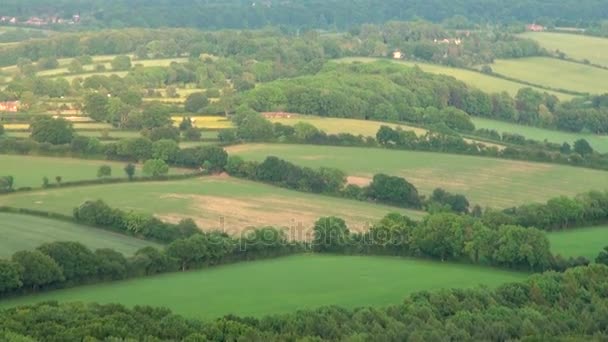 Légifelvételek Buckinghamshire Táj Antenna Nézete Buckinghamshire Táj Egyesült Királyság Hot — Stock videók