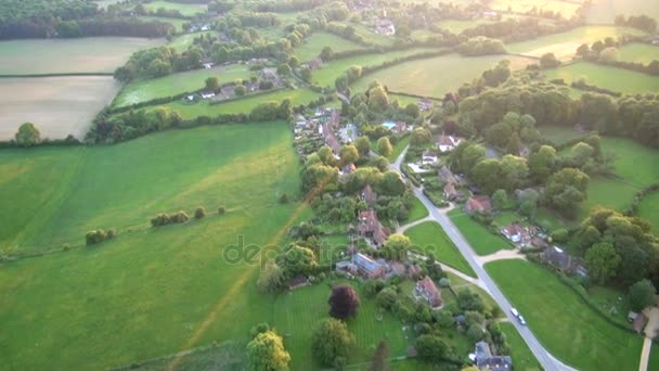 Aerial View Buckinghamshire Landscape Aerial View Buckinghamshire Landscape United Kingdom — Stock Video