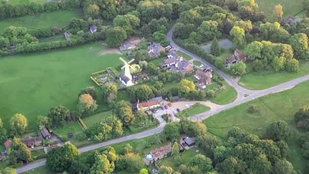 Letecký Pohled Buckinghamshire Krajiny Letecký Pohled Buckinghamshire Krajina Velká Británie — Stock video