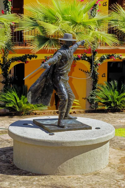 Estatua del Zorro en la Posada del Hidalgo — Foto de Stock