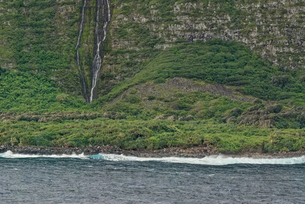 Los acantilados del mar de Molokai - Hawai — Foto de Stock