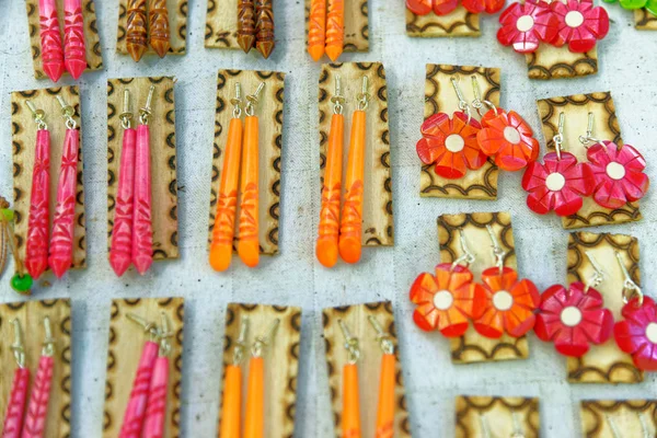 Typisk cubanske håndlavede smykker souvenir - Stock-foto