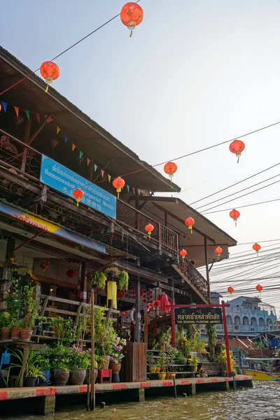 Damnoen Saduak Floating Market - Tailandia —  Fotos de Stock