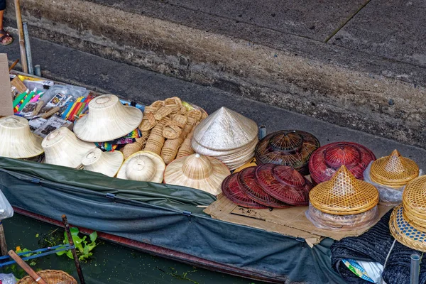 Damnoen Saduak pływający rynek - Tajlandia — Zdjęcie stockowe