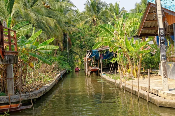 Tha Kha Floating Market - Bangkok - Tailandia — Foto de Stock