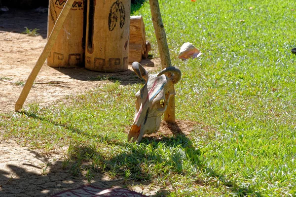 Anciens Objets Cubains Indigènes Utilisés Dans Les Rituels Chamaniques Vinales — Photo