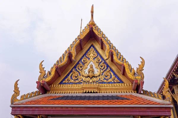 Panteón Real Histórico Templo Budista Wat Phra Kaew Gran Palacio — Foto de Stock