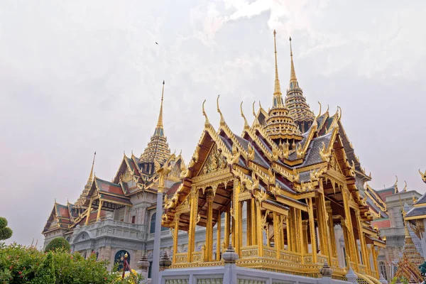 Panteão Real Histórico Templo Budista Wat Phra Kaew Grande Palácio — Fotografia de Stock