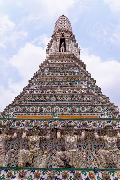 Wat Pho Temple Reclining Buddha Temple Site Chedis Bangkok Thailand — Stock Photo, Image