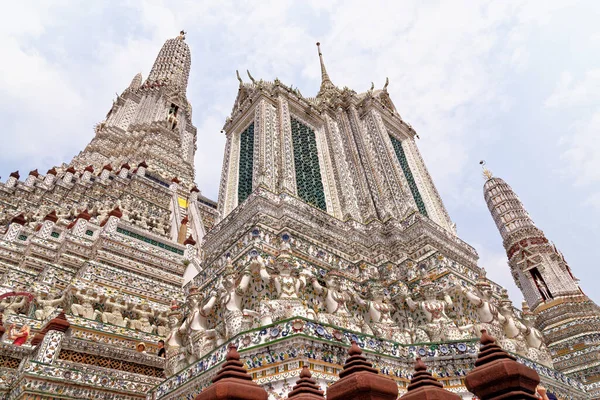 Wat Pho Temple Reclining Buddha Temple Site Chedis Bangkok Thailand — Stock Photo, Image