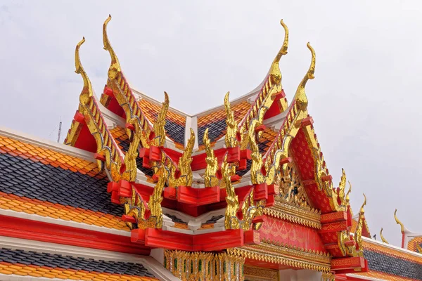 Wat Pho Templo Del Buda Reclinado Sitio Del Templo Chedis — Foto de Stock