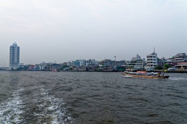 Chao Phraya, Tayland 'ın en büyük nehridir. Bangkok 'tan Tayland Körfezi' ne akıyor. 20 Ocak 2020