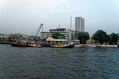 Chao Phraya, Tayland 'ın en büyük nehridir. Bangkok 'tan Tayland Körfezi' ne akıyor. 20 Ocak 2020