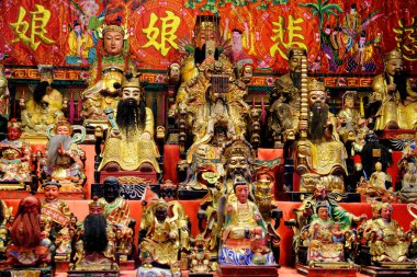 Çin tapınağı Wat Phanan Choeng, Tayland, UNESCO Dünya Mirası Alanı, Güneydoğu Asya, Asya - 21 Ocak 2020