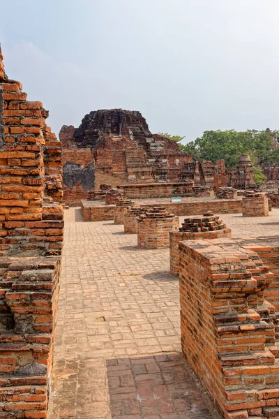 The old Buddhist temple of Wat Mahathat, Sukhothai, UNESCO World Heritage Site, Thailand, Asia - 21st of January 2020
