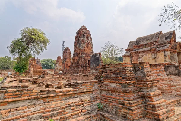 Der Alte Buddhistische Tempel Des Wat Mahathat Sukhothai Unesco Weltkulturerbe — Stockfoto