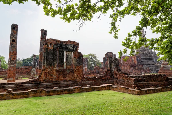 Archäologischer Park Ayutthaya Wat Phra Sanphet Januar 2020 Asien Thailand — Stockfoto