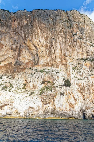 Круизы Синему Морю Скалистому Побережью Заливе Оросей Восточное Побережье Сардинии — стоковое фото