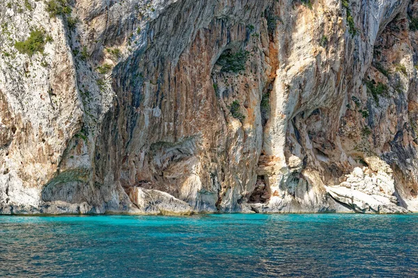 Kreuzfahrt Auf Dem Blauen Meer Und Der Felsigen Küste Golf — Stockfoto