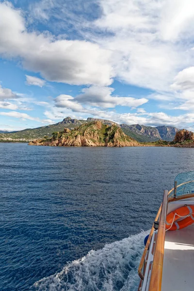 Pulau Ogliastra Sardinia Italia Kepulauan Kecil Dengan Tiga Batu Granit — Stok Foto