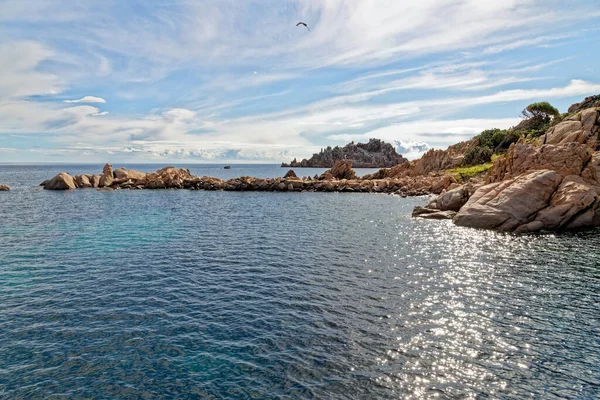 Île Ogliastra Sardaigne Italie Petit Archipel Avec Trois Roches Granit — Photo