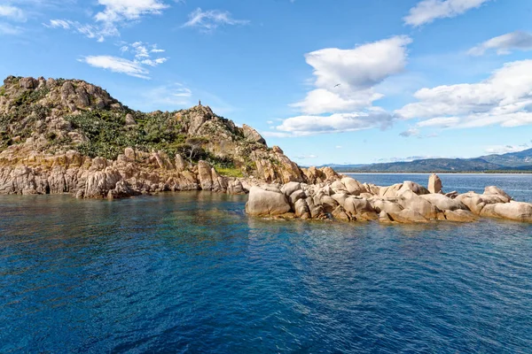 Islote Ogliastra Cerdeña Italia Pequeño Archipiélago Con Tres Rocas Granito —  Fotos de Stock