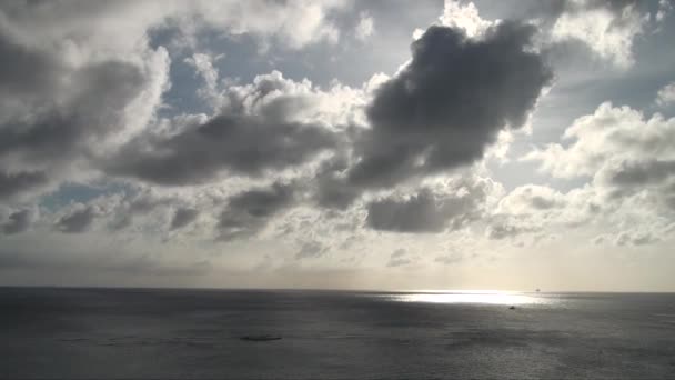 Blick Auf Die Westküste Von Aruba Oranjestad Karibik Inseln Unter — Stockvideo