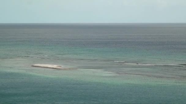 Västkusten Utsikt Över Aruba Kustlinjen Oranjestad Caribbean Leeward Islands Aruba — Stockvideo