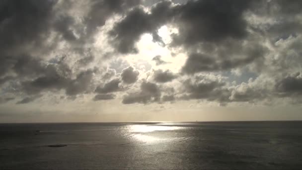 Blick Auf Die Westküste Von Aruba Oranjestad Karibik Inseln Unter — Stockvideo