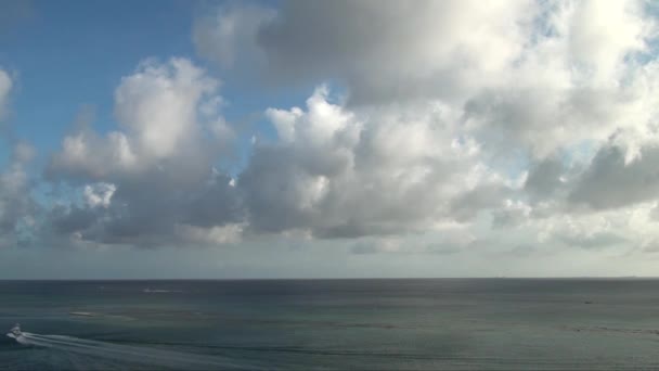 Blick Auf Die Westküste Von Aruba Oranjestad Karibik Inseln Unter — Stockvideo