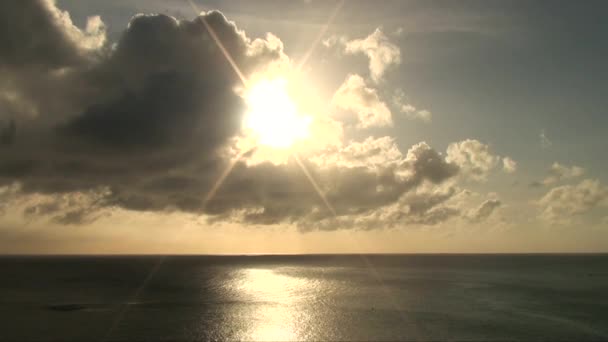 Vista Della Costa Occidentale Della Costa Aruba Oranjestad Caraibi Isole — Video Stock