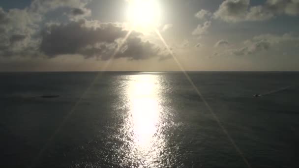 Blick Auf Die Westküste Von Aruba Oranjestad Karibik Inseln Unter — Stockvideo